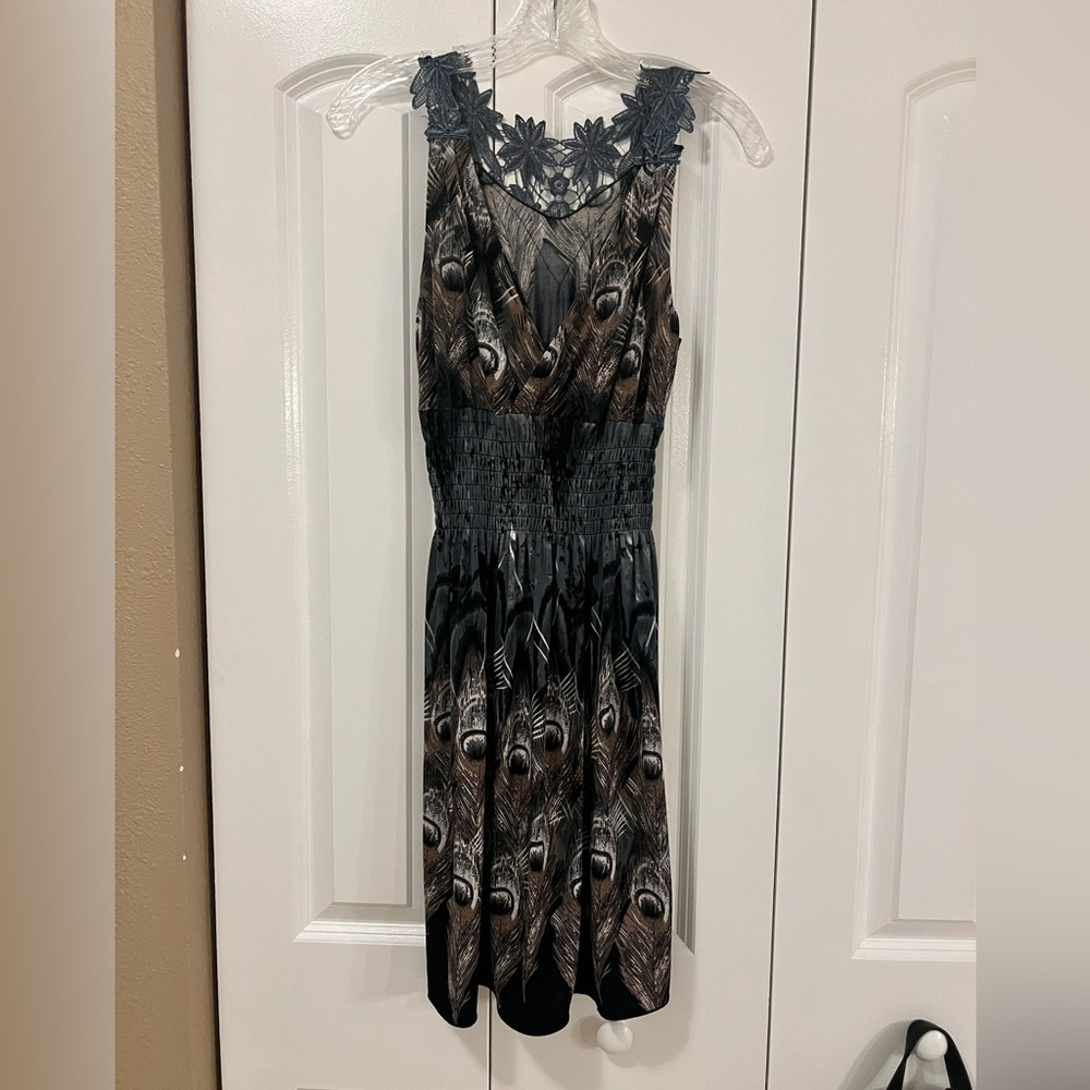 Peacock sundress medium